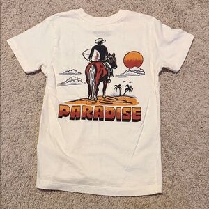 Tiny Whales Paradise Kids White T-Shirt